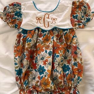 Floral Kids One Piece